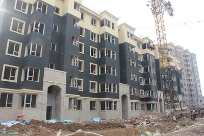 枫丹八里小区建设现场 一座现代化居住社区的诞生